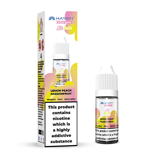 Hayati Pro Max Nic Salt - 10ml - Lemon Peach Passionfruit - 20mg